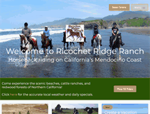 Tablet Screenshot of horse-vacation.com